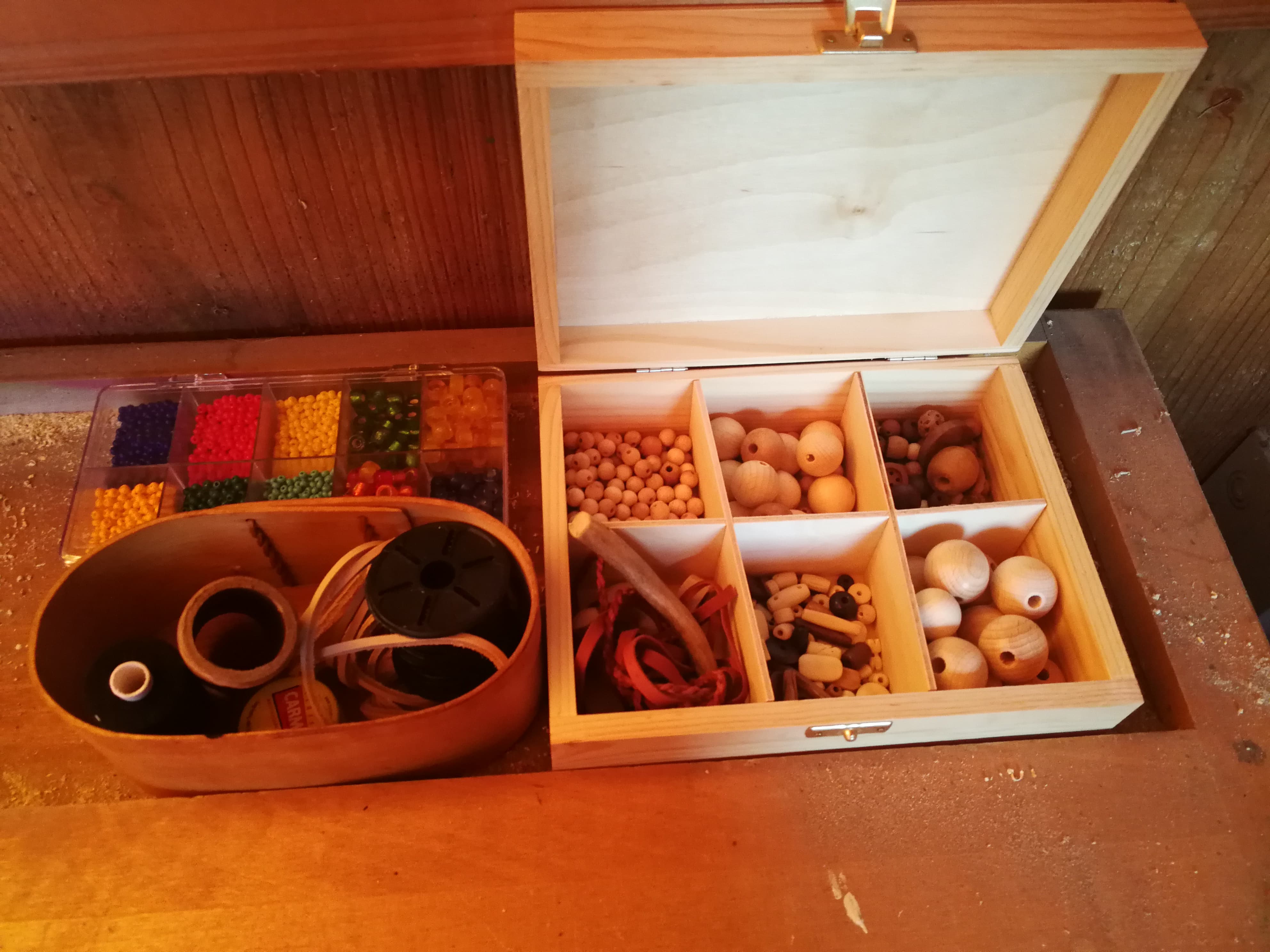 Materialer til samisk håndverk