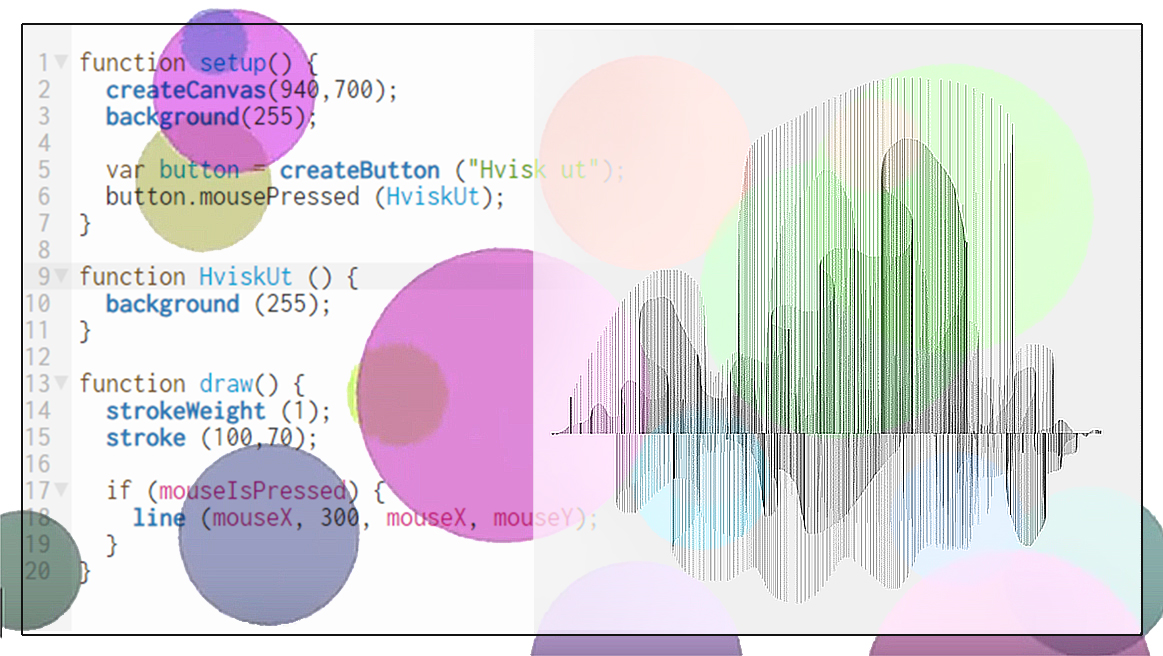 Å programmere i K&H, del 2: p5.js | Nasjonalt senter for kunst og ...