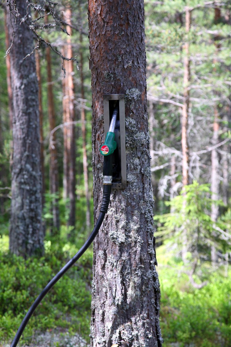 The Gas Pump, Land art av Jon Gunnar Sæterbakken.