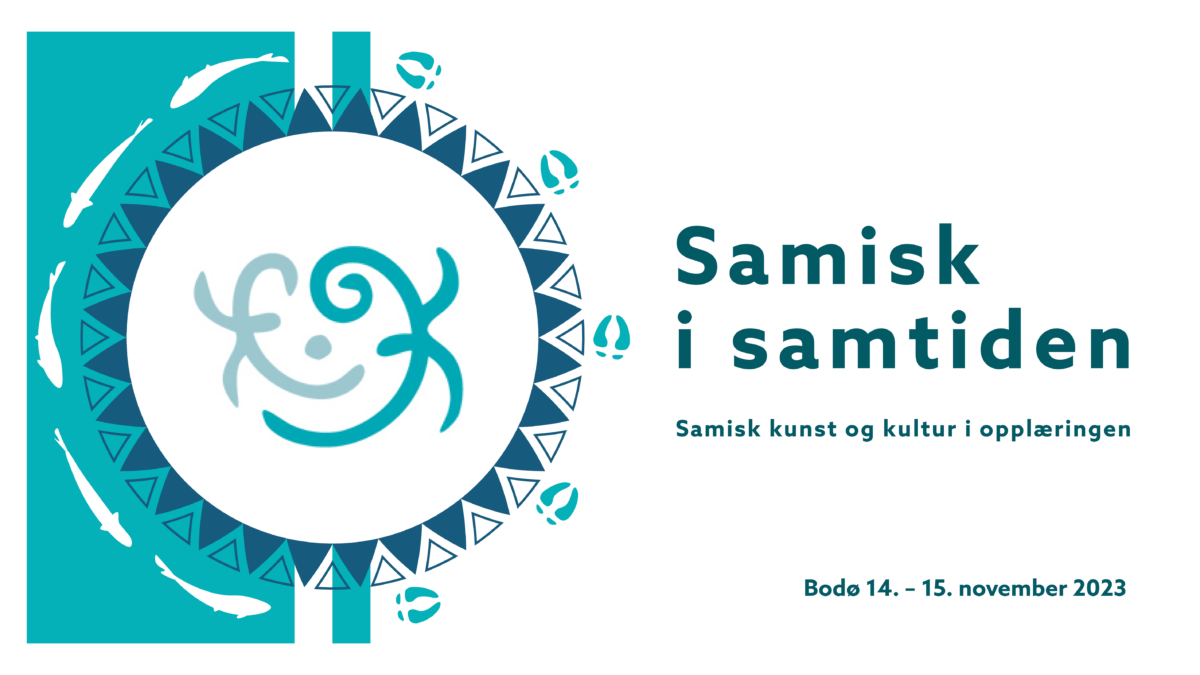 Visuell profil med tekst Samisk i samtiden- samisk kunst og kultur i opplæringen.